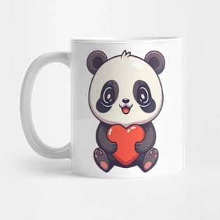 Loving cute anime panda Mug